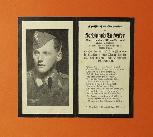 Ww2 german death - ww2, card
